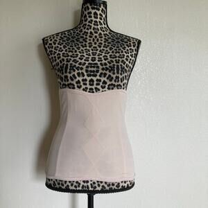 Subtract Waist Trainer L Pink Boning Underbust Plain Shaper Girdle Cincher 23318